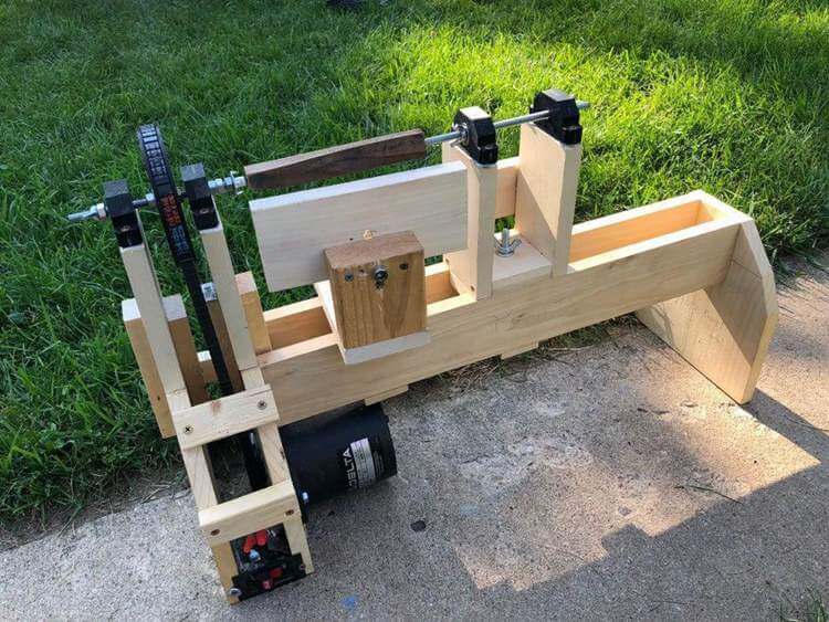 DIY Homemade Wood Lathe