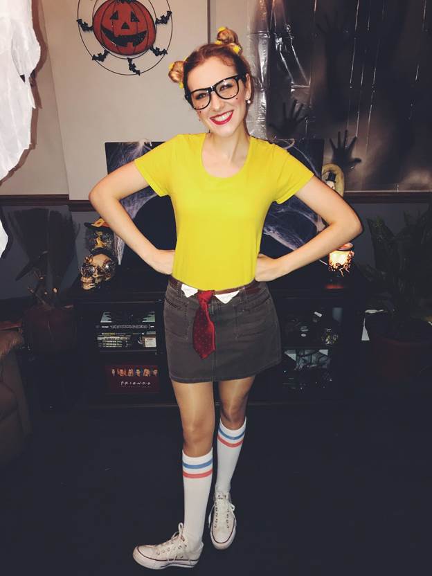 Sponge Bob Costume Idea For Girl