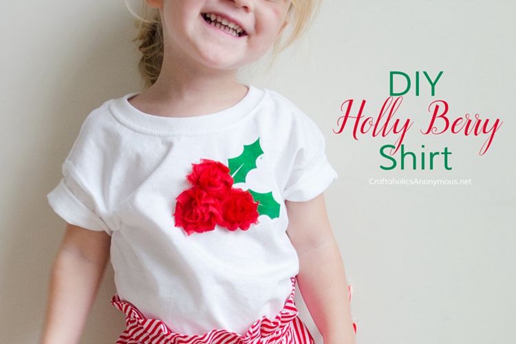 Easy to make kids shirt for holiday season