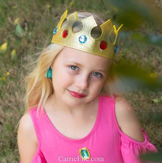 DIY Princess Peach Costume For Girls