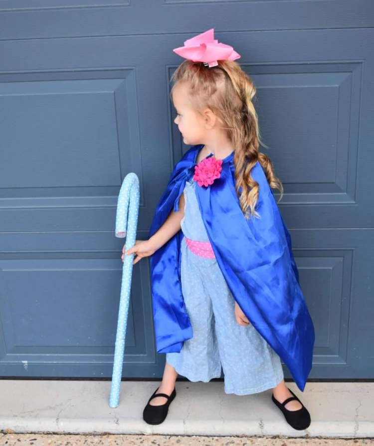 DIY Bo Peep Costume For Kids