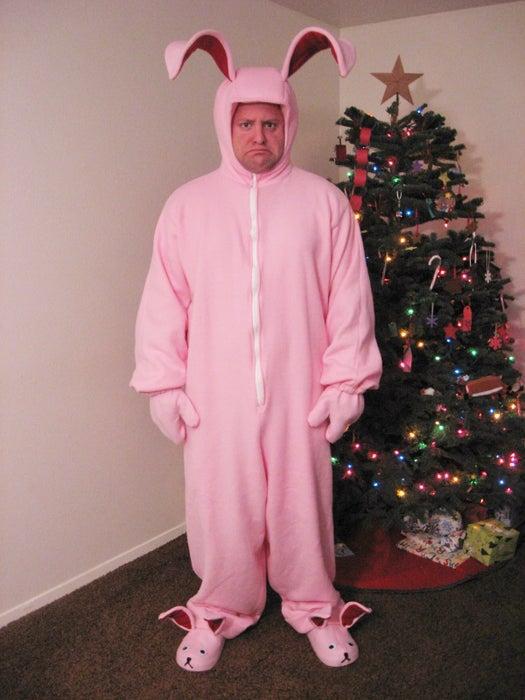 DIY Christmas Story Bunny Costume