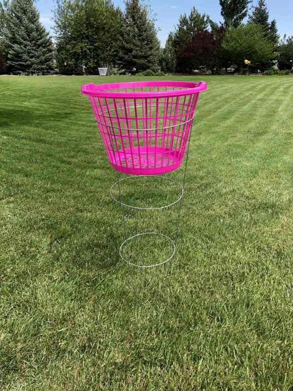 Easy Frisbee Golf Basket