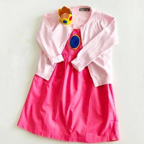 No-Sew Princess Peach Costume