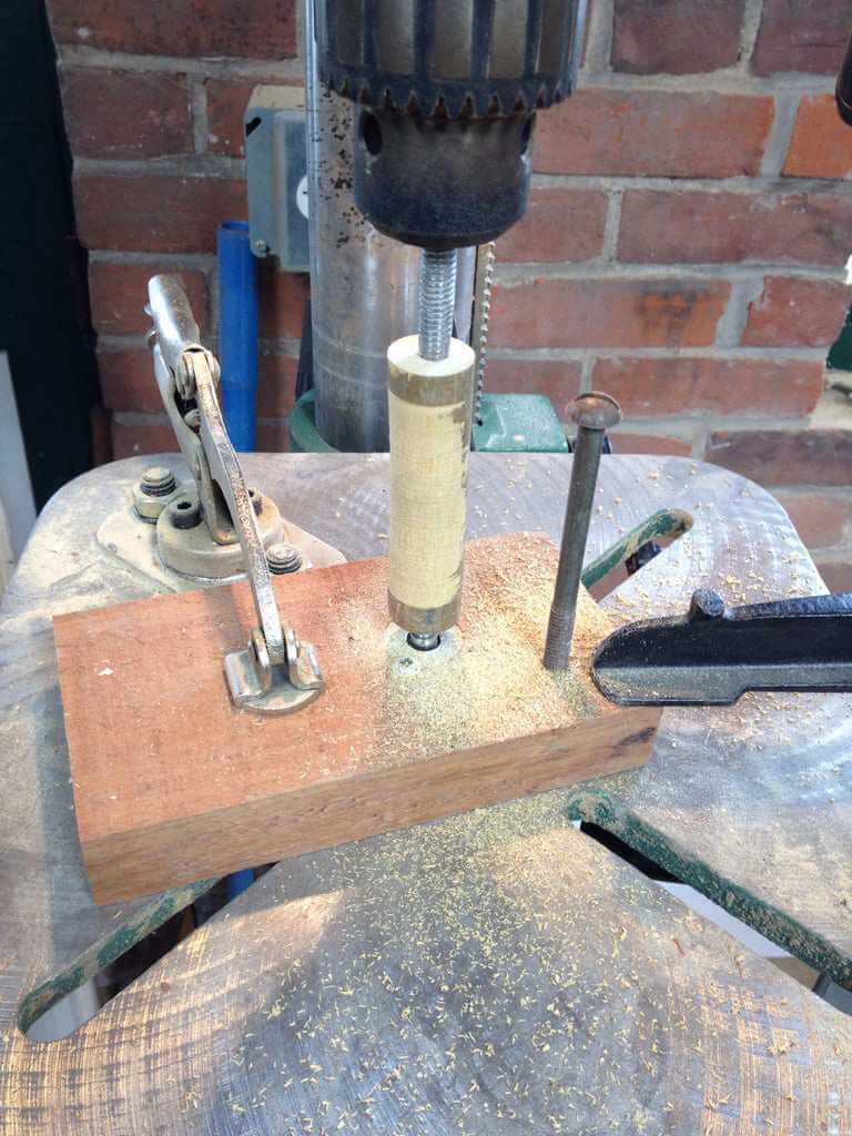 DIY Drill Press Wood Lathe