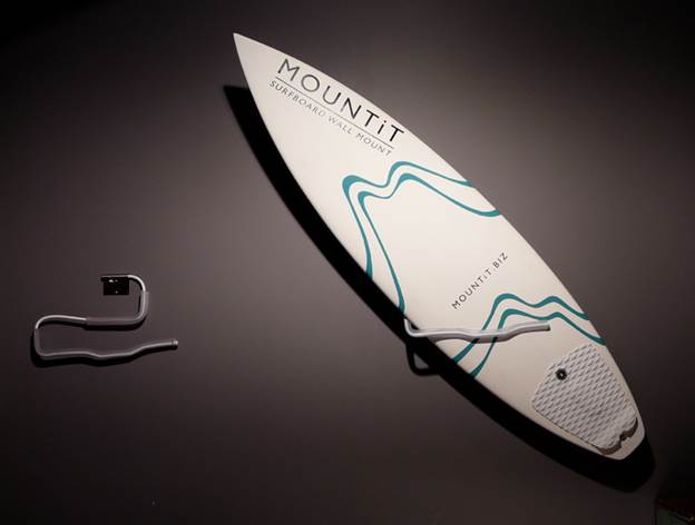 DIY Surfboard Wall Mount