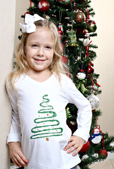 Christmas Tree Shirt For Kids