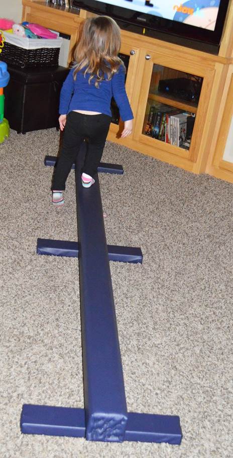 DIY Balance Beam For Kids