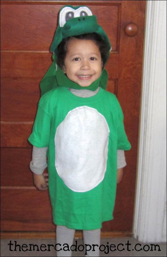 DIY Yoshi Costume For Kids