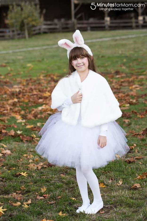 DIY Bunny Costume For Girls