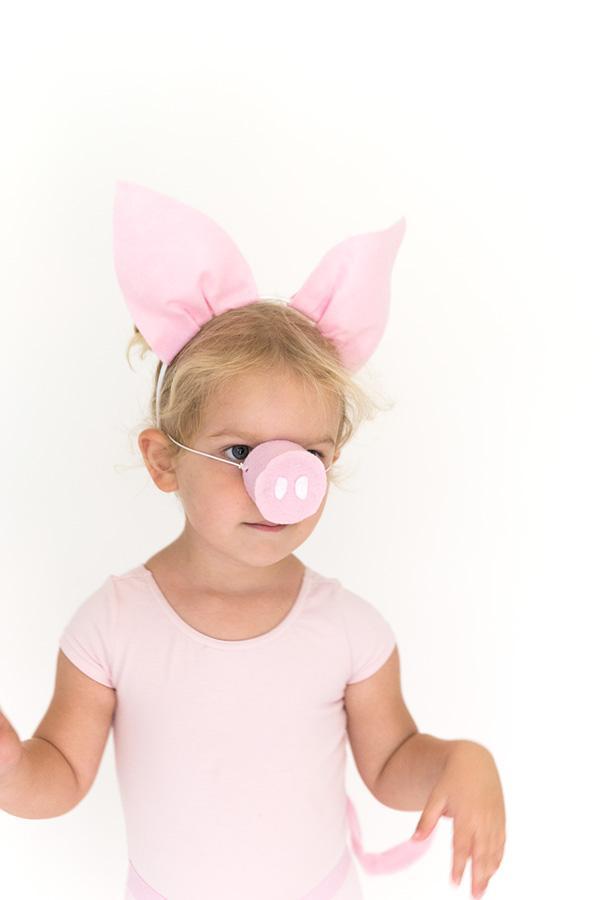 DIY Piglet Ear, Nose, Tail For Kids