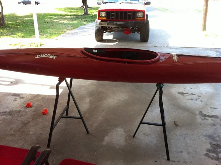 DIY 5 Minute Canoe Stand