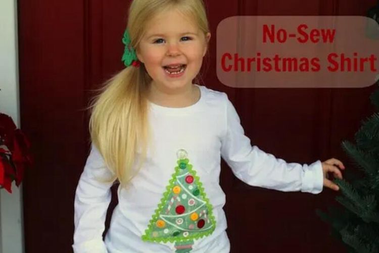 DIY Christmas Shirt For Kids