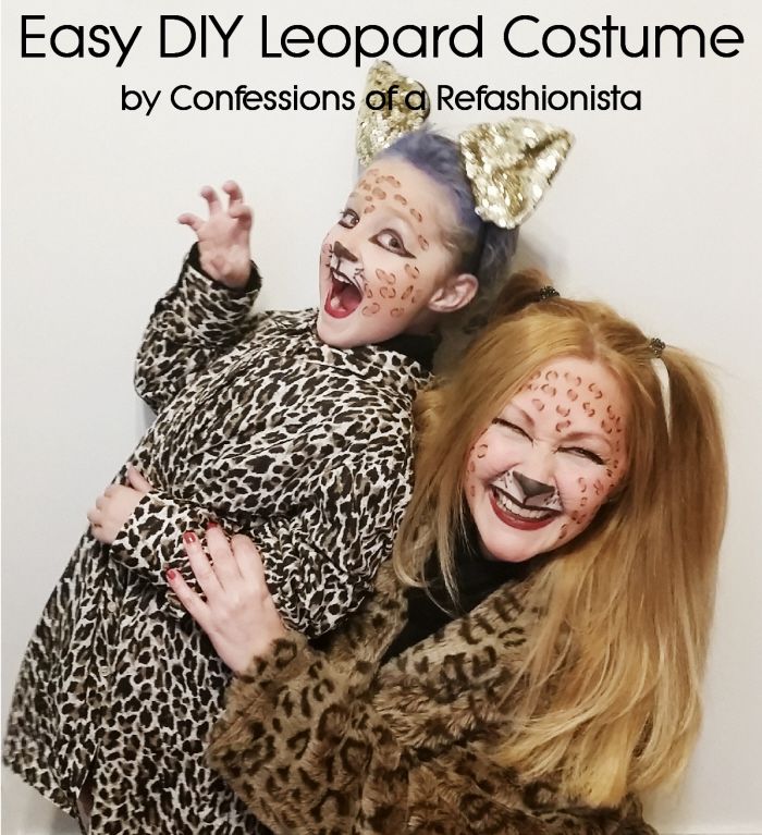 Easy DIY Leopard Costume