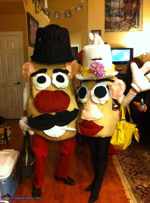 Mr. And Mrs. Potato Head Costume Tutorial