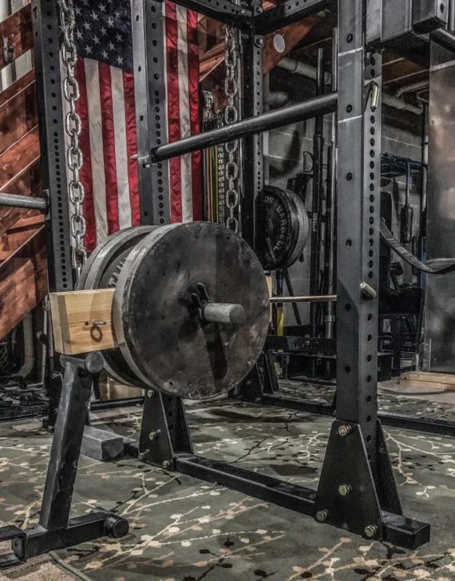 DIY Power Rack Belt Squat Attachment