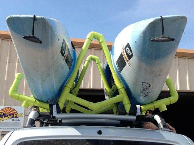 PVC Kayak Roof Rack