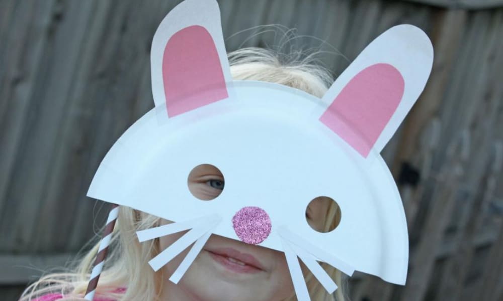 Bunny paper mask