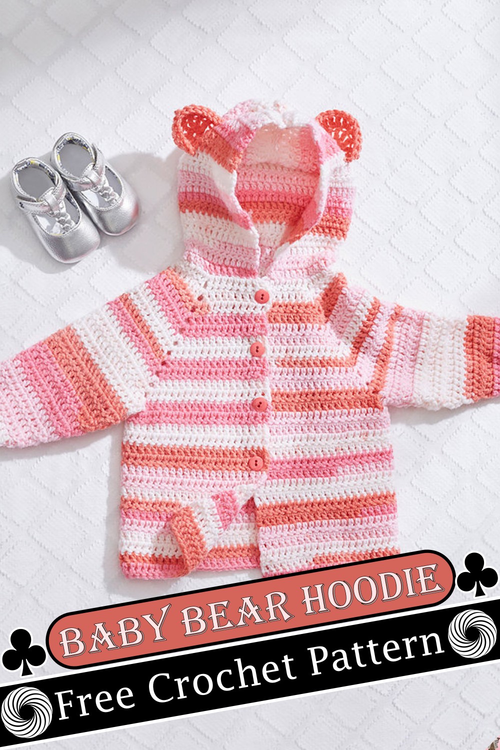 Baby Bear Crochet Hoodie