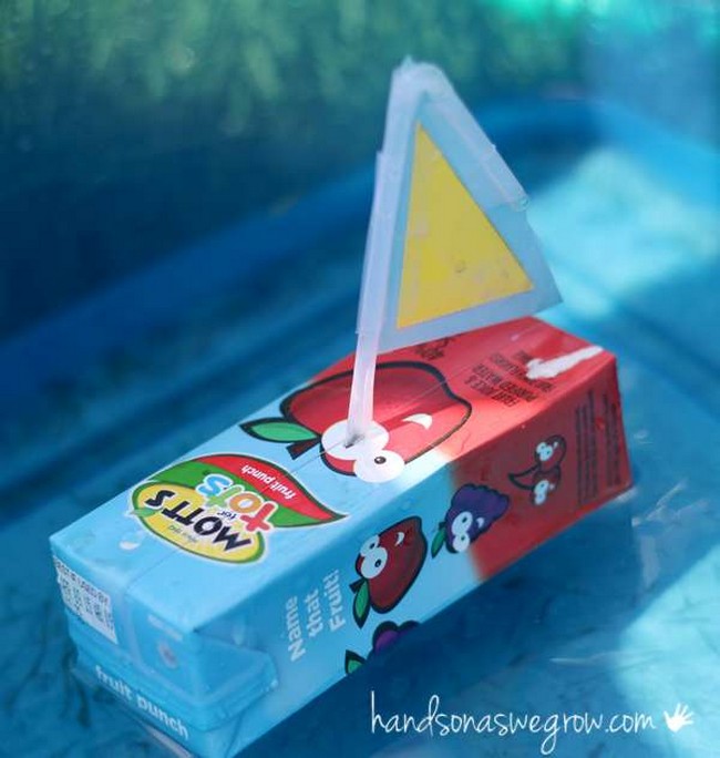 Boat Craft For Kids To Make From Juice Boxes