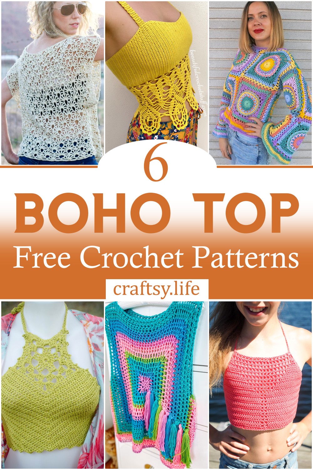 Boho Crochet Top Patterns 1