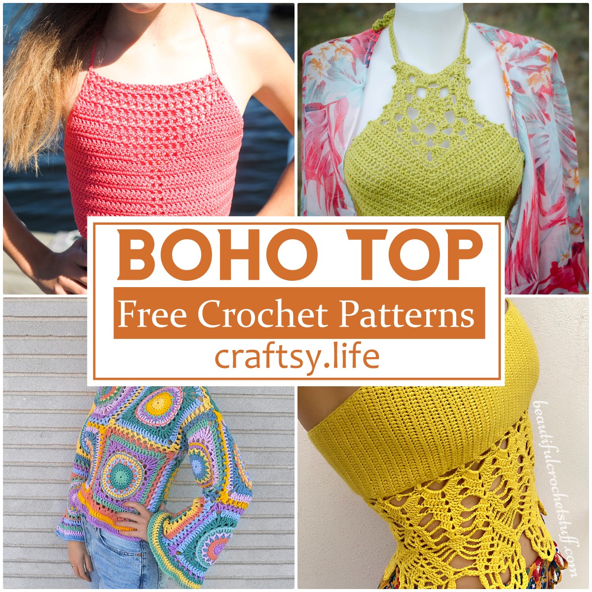 Boho Crochet Top Patterns