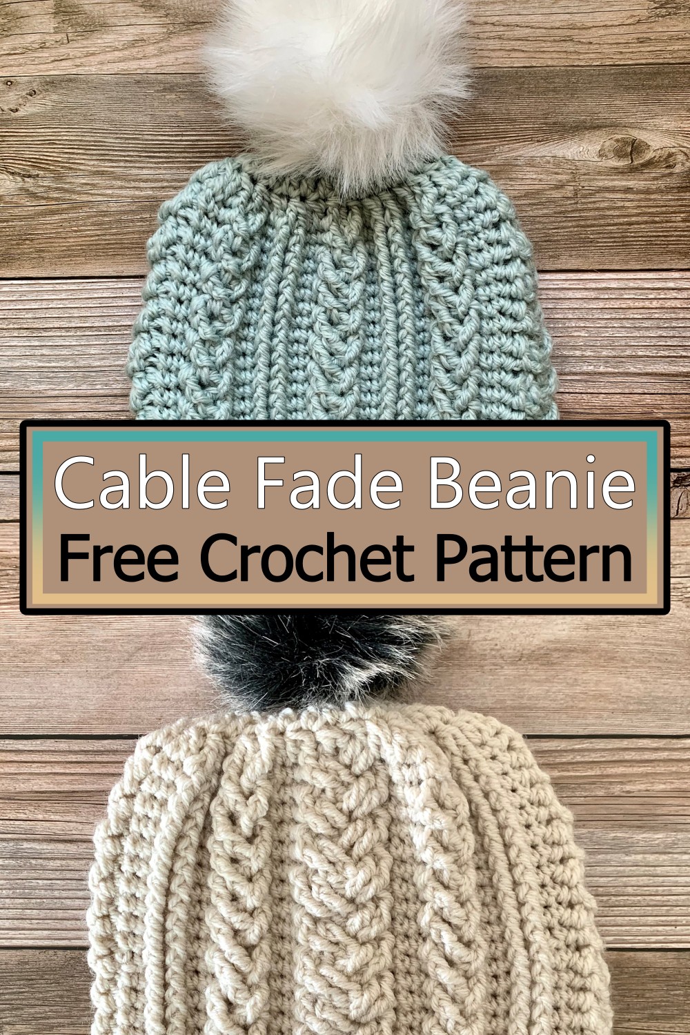 Cable Fade Beanie