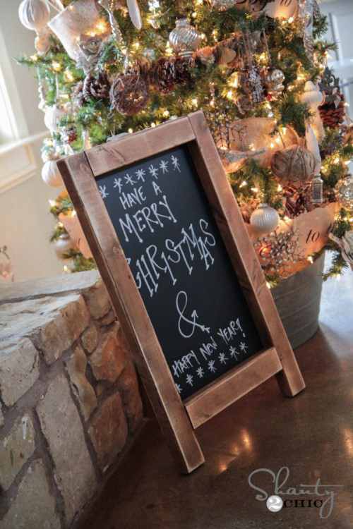 Chalkboard DIY Easel