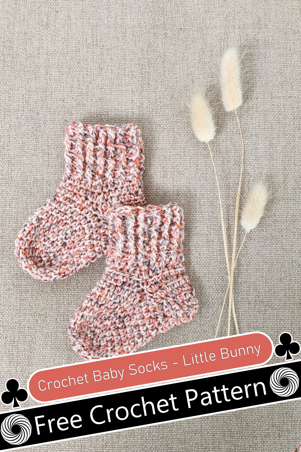 Crochet Baby Socks - Little Bunny
