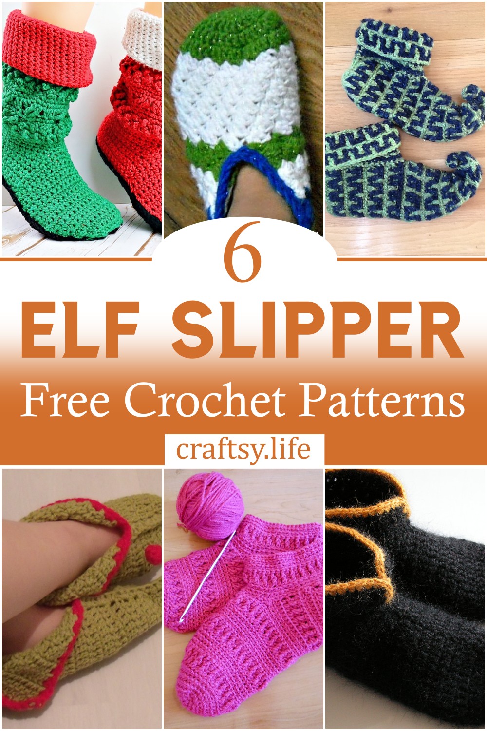 Crochet Elf Slipper Patterns