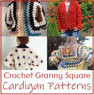 Crochet Granny Square Cardigan patterns