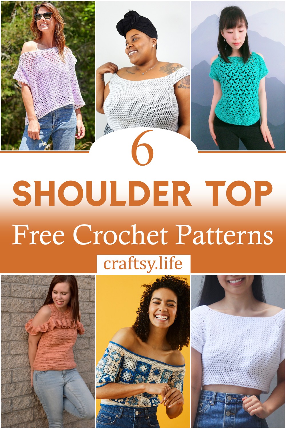 Crochet Shoulder Top Patterns 1
