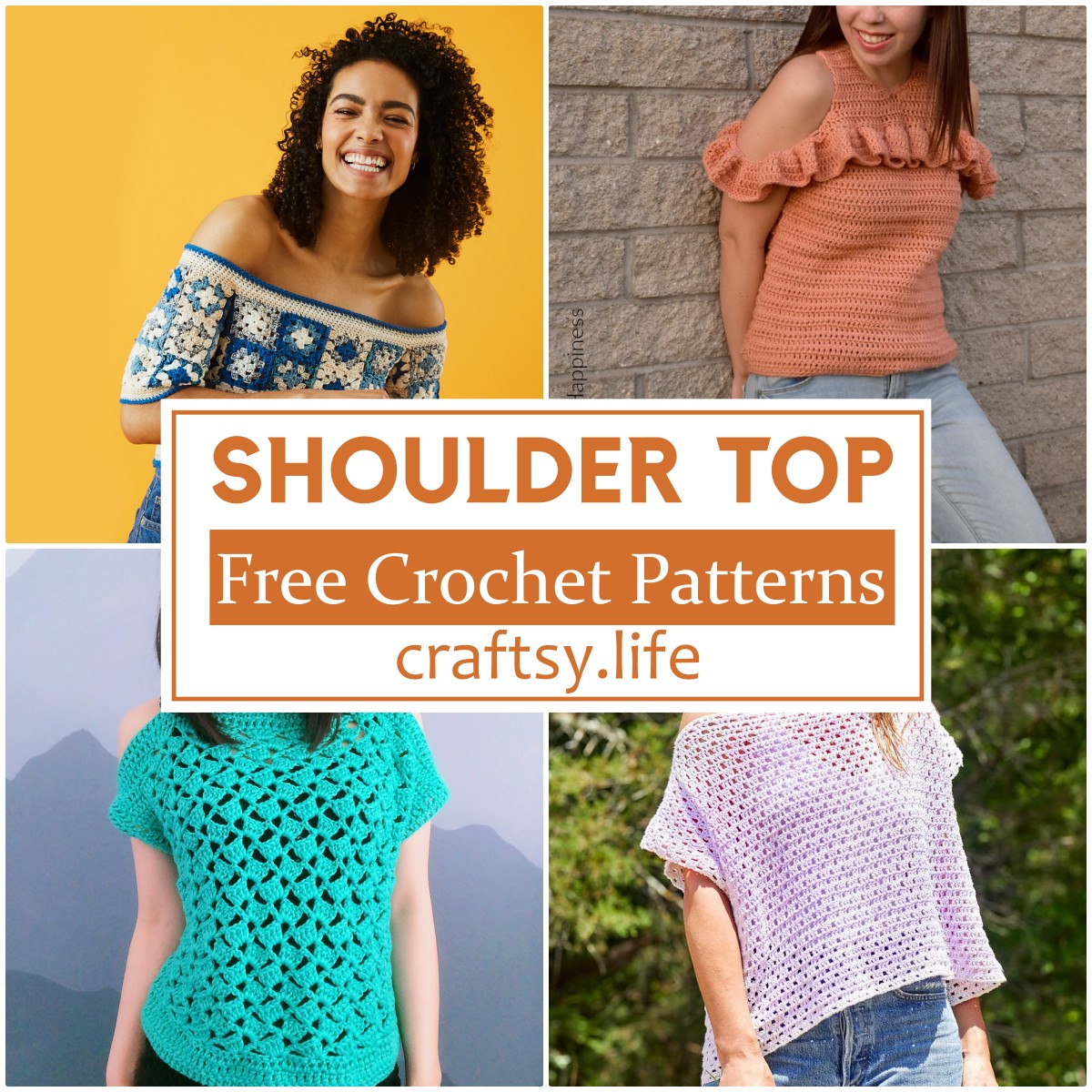 Crochet Shoulder Top Patterns