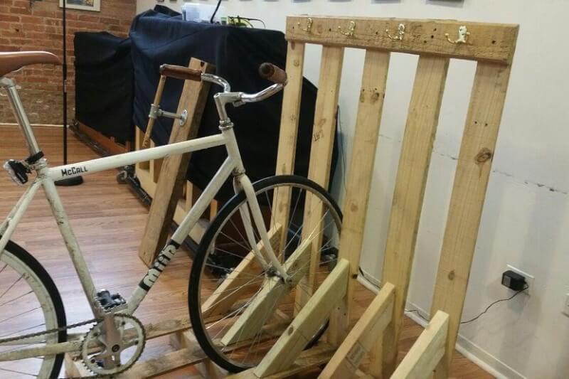  DIY Bike And Skateboard Rack