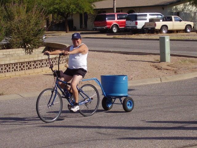 easy to make bicycle Trailer