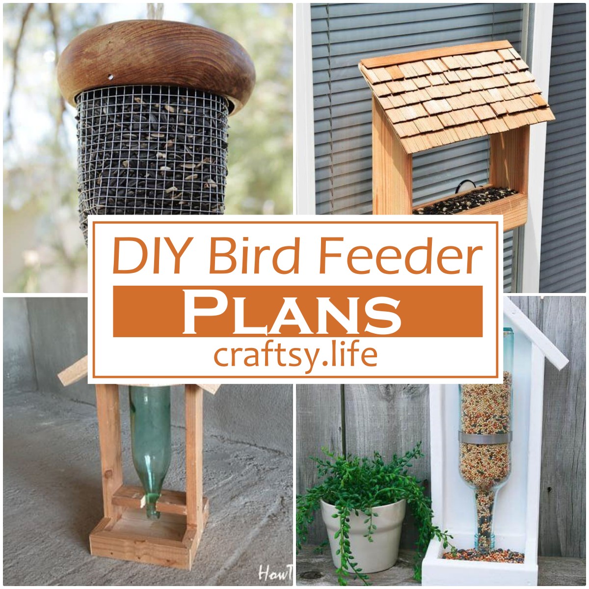 DIY Bird Feeder Plans 1