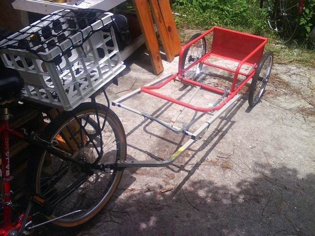 DIY Cart Bike Trailer