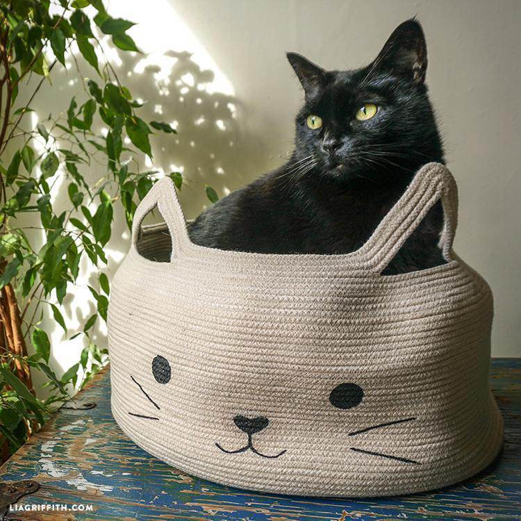 DIY Cat Nap Basket