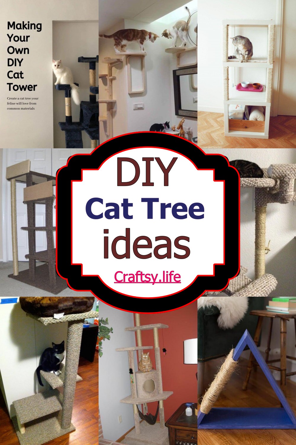 DIY Cat Tree Ideas 