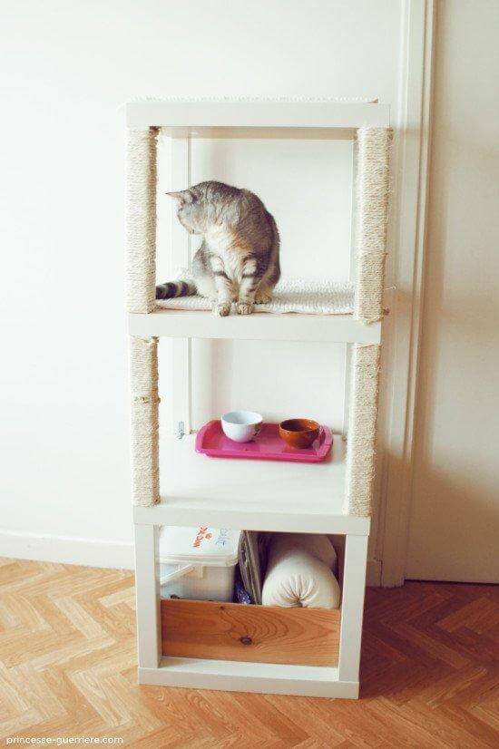 DIY Cat Tree With IKEA Hack