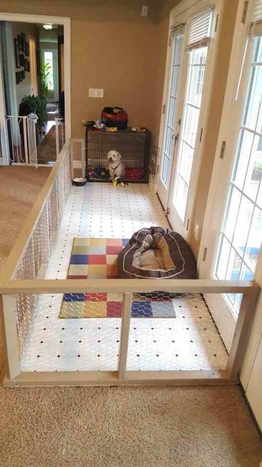 DIY Custom Rescue Dog Pen