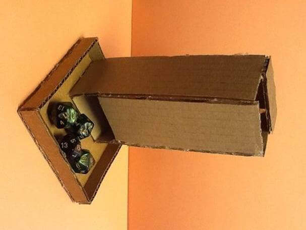 DIY Dice Tower Cardboard