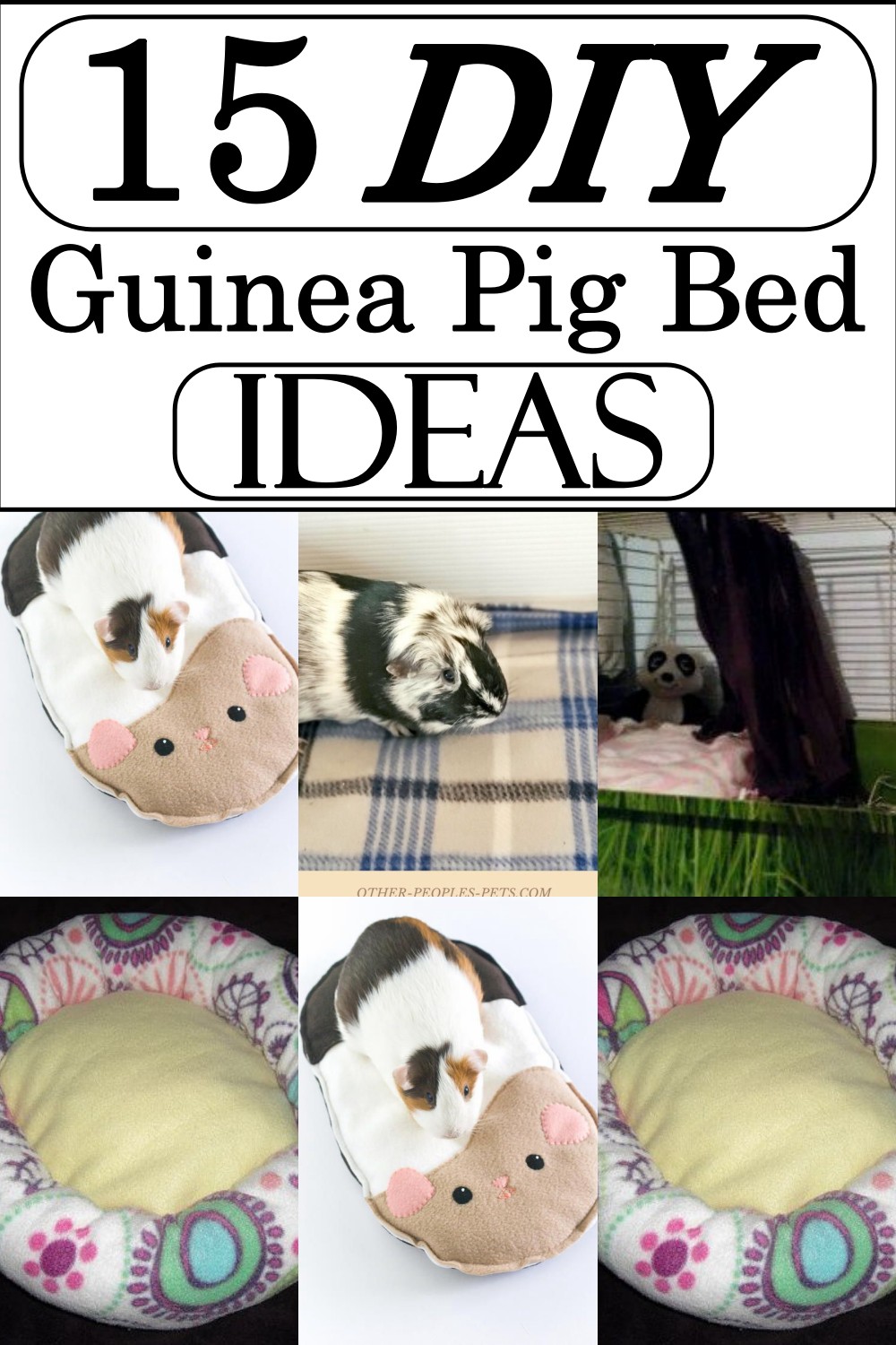 DIY Guinea Pig Bed Ideas