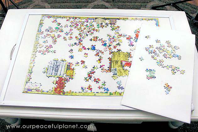 DIY Jigsaw Puzzle Board