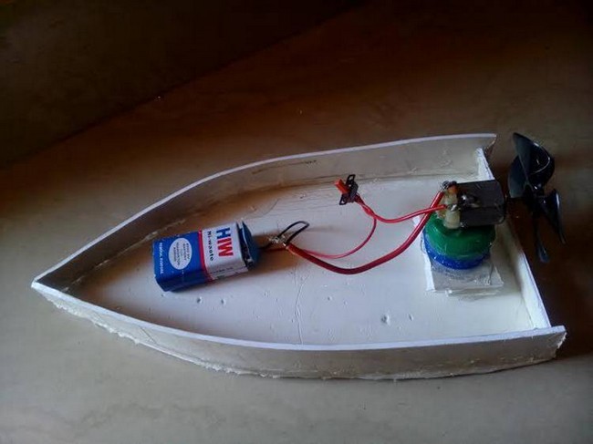 DIY Motor Boat Toy