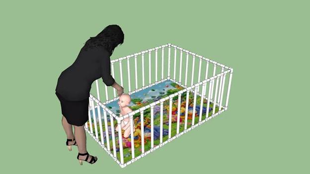 DIY PVC Playpen Model