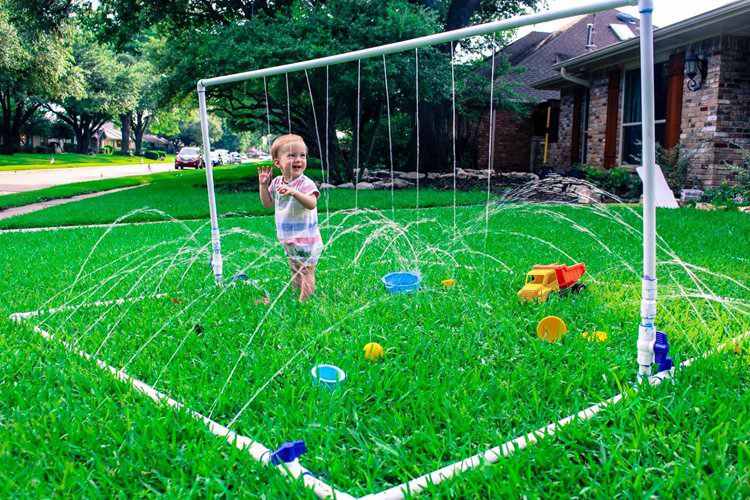 DIY PVC Splash Pad