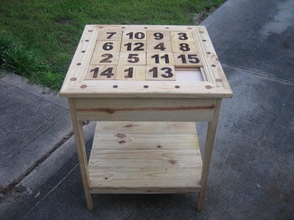 DIY Puzzle Table