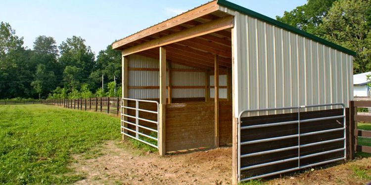 DIY Run In Shed For Horse