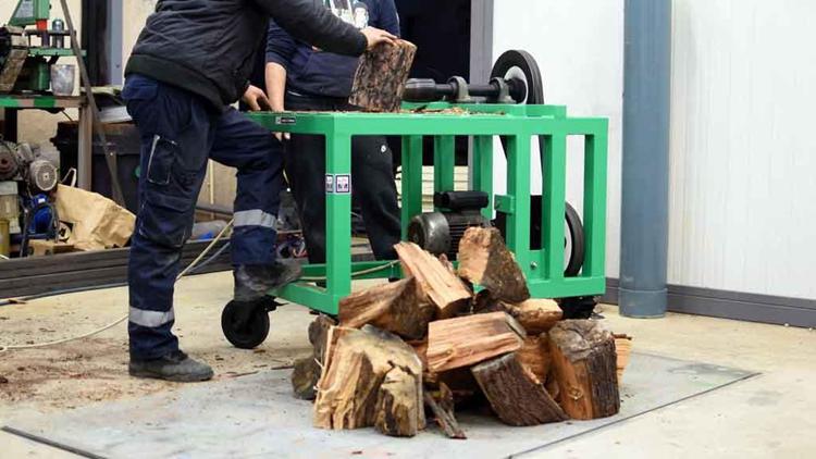 DIY Screw Log Splitter